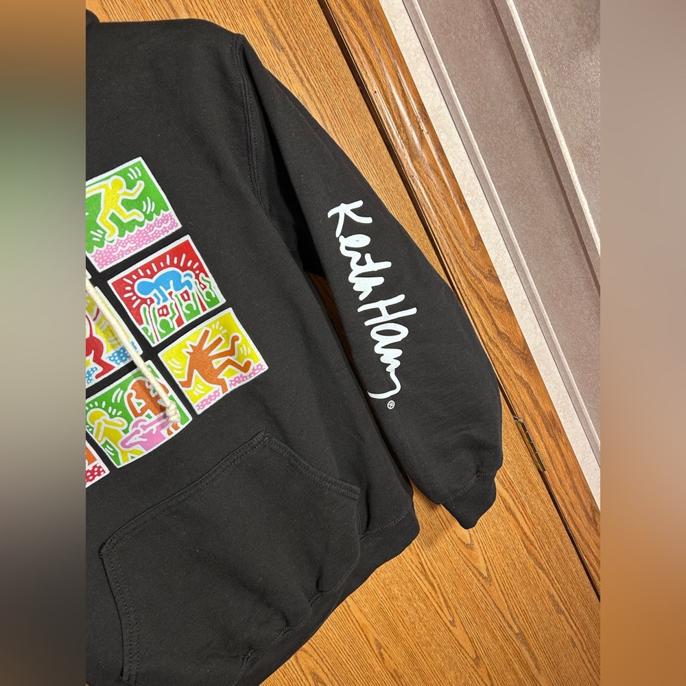 Keith Haring x RSQ Graphic Hoodie Sweatshirt - Picture 3 of 6